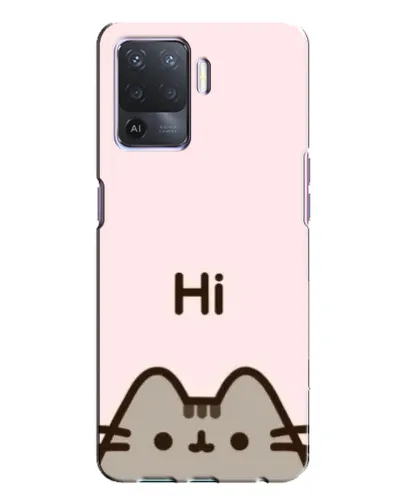 Чехол для OPPO A94 с картинкой «Пушин говорит Hi» Чехол для OPPO A94 с картинкой «Пушин говорит Hi»