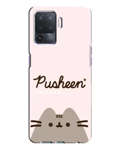 Чехол для OPPO A94 с картинкой «Pusheen логотип» Чехол для OPPO A94 с картинкой «Pusheen логотип»