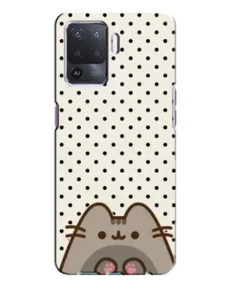 Чехол для OPPO A94 с картинкой «Пушин в горошек»