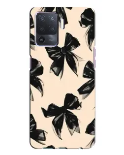 Чохол для OPPO A94 з картинкою «Патерн чорні банти»