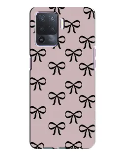 Чохол для OPPO A94 з картинкою «Чорні бантики»