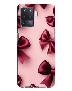 Чохол для OPPO A94 з картинкою «Бордовий атлас»