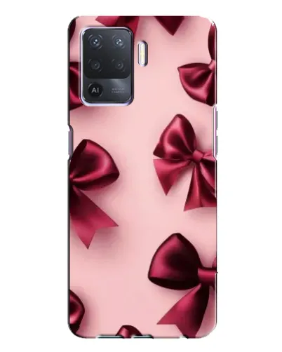 Чохол для OPPO A94 з картинкою «Бордовий атлас»