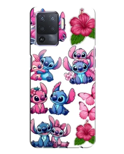 Чехол для OPPO A94 с картинкой «Стикеры Stitch и Angel» Чехол для OPPO A94 с картинкой «Стикеры Stitch и Angel»