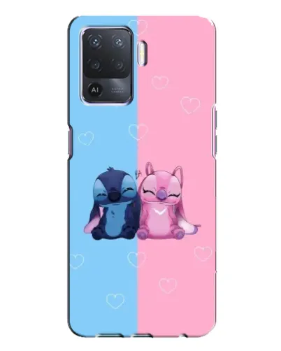 Чехол для OPPO A94 с картинкой «Stitch и Angel Love» Чехол для OPPO A94 с картинкой «Stitch и Angel Love»