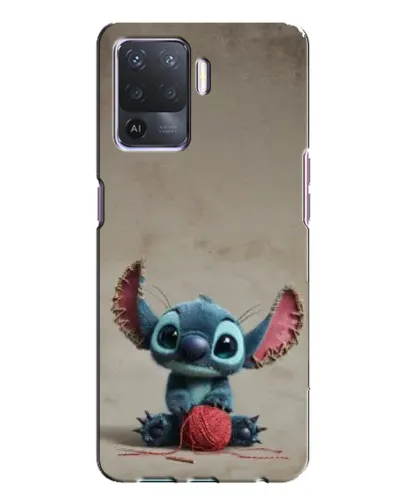 Чехол для OPPO A94 с картинкой «Стич на коричневом фоне» Чехол для OPPO A94 с картинкой «Стич на коричневом фоне»