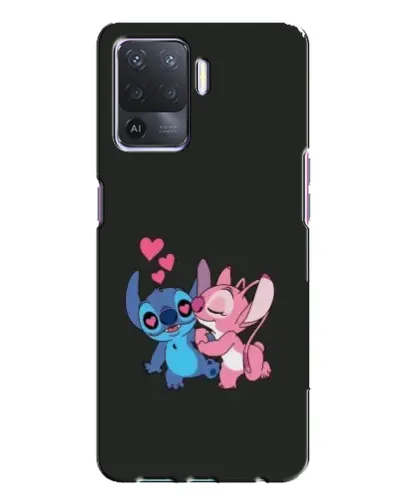 Чехол для OPPO A94 с картинкой «Анжел целует Стича» Чехол для OPPO A94 с картинкой «Анжел целует Стича»
