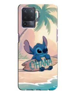 Чехол для OPPO A94 с картинкой «Стич на серфе» Чехол для OPPO A94 с картинкой «Стич на серфе»