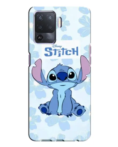 Чехол для OPPO A94 с картинкой «Stitch среди цветов» Чехол для OPPO A94 с картинкой «Stitch среди цветов»