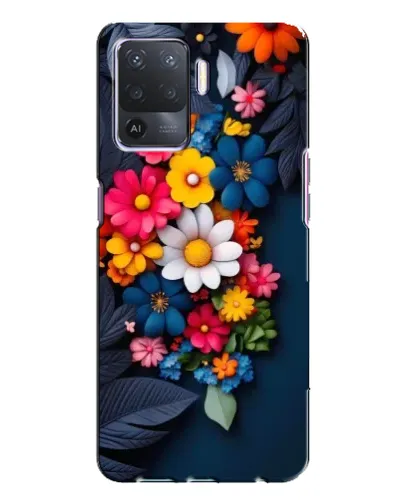 Чехол для OPPO A94 с картинкой «Цветочная феерия»