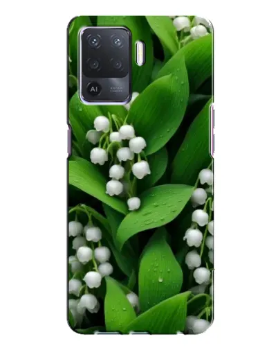 Чехол для OPPO A94 с картинкой «Ландыши в зелени»