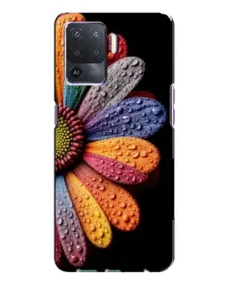 Чехол для OPPO A94 с картинкой «Радужный цветок»