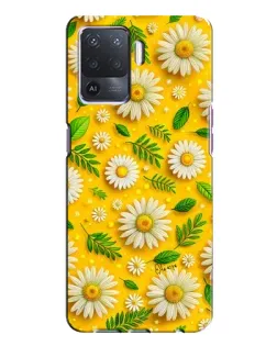 Чехол для OPPO A94 с картинкой «Ромашковое солнце»