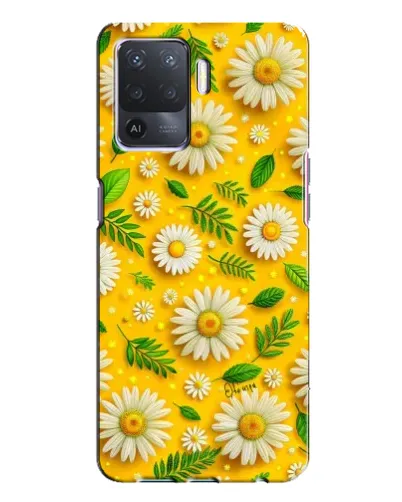Чехол для OPPO A94 с картинкой «Ромашковое солнце»