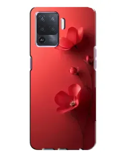 Чехол для OPPO A94 с картинкой «Маковые соцветия»