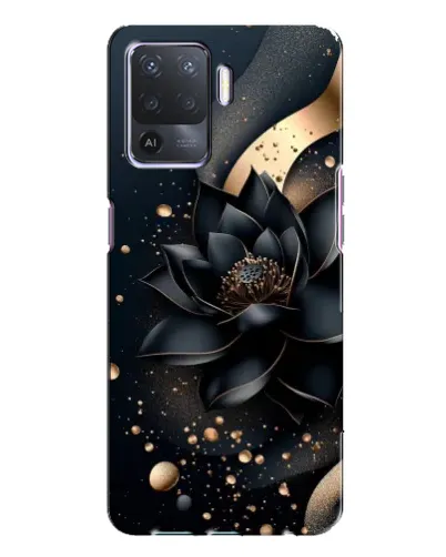 Чехол для OPPO A94 с картинкой «Черный лотос»