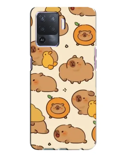 Чехол для OPPO A94 с картинкой «Капибары с апельсинами» Чехол для OPPO A94 с картинкой «Капибары с апельсинами»