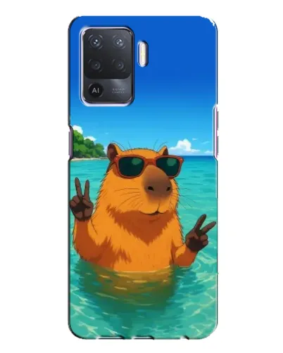 Чехол для OPPO A94 с картинкой «Морская капибара» Чехол для OPPO A94 с картинкой «Морская капибара»