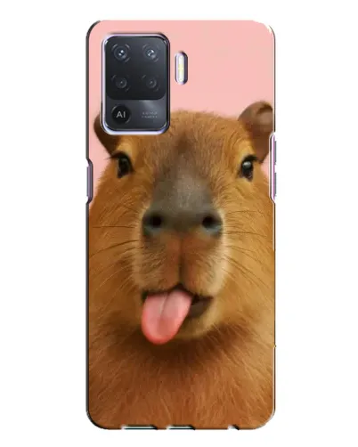Чехол для OPPO A94 с картинкой «Капибара с языком» Чехол для OPPO A94 с картинкой «Капибара с языком»