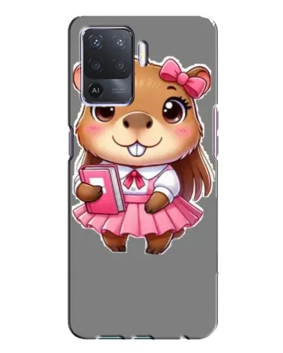 Чехол для OPPO A94 с картинкой «Девочка капибара» Чехол для OPPO A94 с картинкой «Девочка капибара»