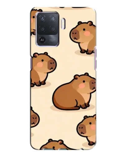 Чехол для OPPO A94 с картинкой «Паттерн милых капибар» Чехол для OPPO A94 с картинкой «Паттерн милых капибар»