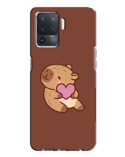 Чехол для OPPO A94 с картинкой «Капибара с сердцем» Чехол для OPPO A94 с картинкой «Капибара с сердцем»