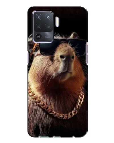 Чехол для OPPO A94 с картинкой «Капибара золотая цепь» Чехол для OPPO A94 с картинкой «Капибара золотая цепь»