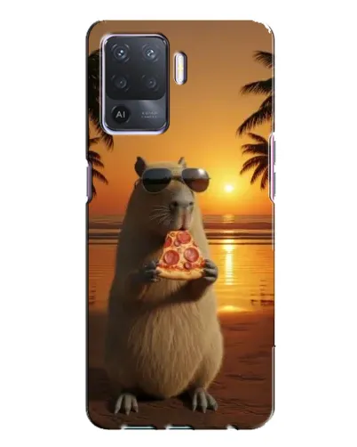 Чехол для OPPO A94 с картинкой «Капибара с пиццей» Чехол для OPPO A94 с картинкой «Капибара с пиццей»