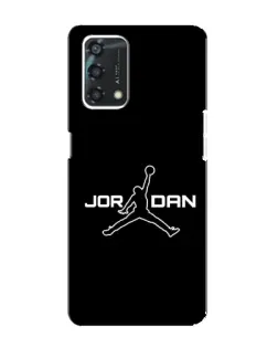 Чехол для OPPO A95 с картинкой «Nike Pink Swirl»