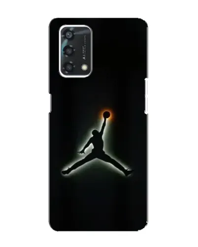 Чехол для OPPO A95 с картинкой «Jordan Gradient Logo»