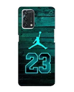Чехол для OPPO A95 с картинкой «Jordan Cyan 23» Чехол для OPPO A95 с картинкой «Jordan Cyan 23»