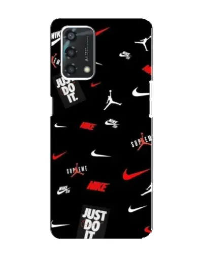 Чехол для OPPO A95 с картинкой «Nike Mix Pattern»