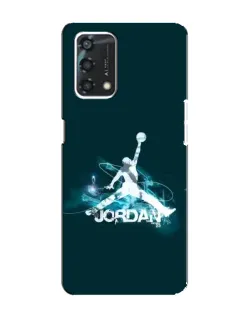 Чехол для OPPO A95 с картинкой «Jordan Blue Fire» Чехол для OPPO A95 с картинкой «Jordan Blue Fire»