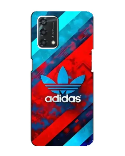 Чехол для OPPO A95 с картинкой «Абстракция Adidas»