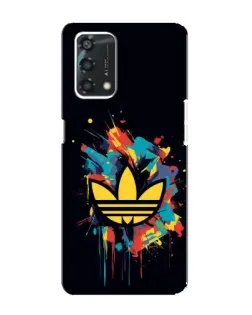 Чехол для OPPO A95 с картинкой «Adidas Splash»