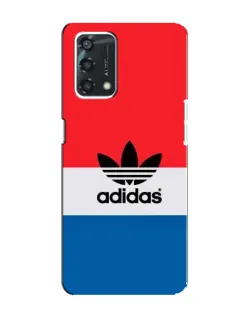 Чехол для OPPO A95 с картинкой «Ретро блоки Adidas» Чехол для OPPO A95 с картинкой «Ретро блоки Adidas»