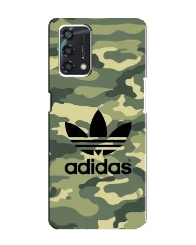 Чехол для OPPO A95 с картинкой «Милитари стиль Adidas»