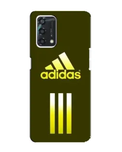 Чехол для OPPO A95 с картинкой «Оливковый градиент Adidas»