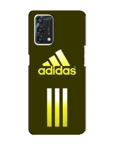 Чехол для OPPO A95 с картинкой «Оливковый градиент Adidas»