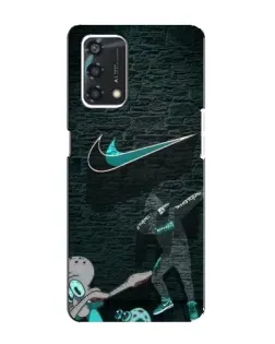 Чехол для OPPO A95 с картинкой «Спортивный арт Nike»