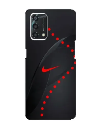 Чехол для OPPO A95 с картинкой «Абстрактный дизайн Nike»