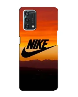 Чехол для OPPO A95 с картинкой «Nike — вечерний горизонт»