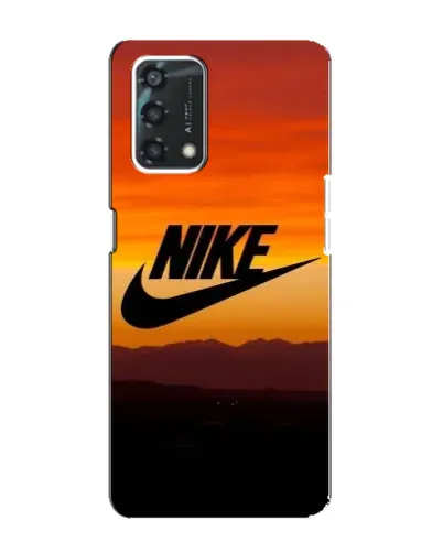 Чехол для OPPO A95 с картинкой «Nike — вечерний горизонт»