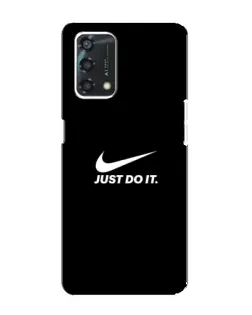 Чехол для OPPO A95 с картинкой «Минимализм от Nike»
