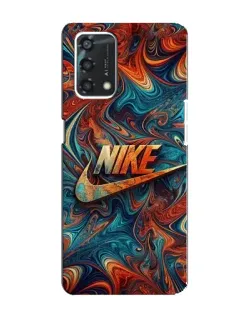 Чехол для OPPO A95 с картинкой «Nike в абстракции»