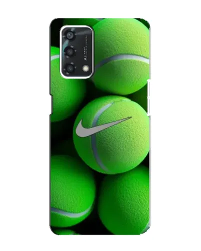 Чехол для OPPO A95 с картинкой «Теннисные мячи Найк»