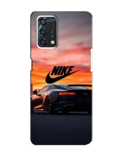 Чехол для OPPO A95 с картинкой «Nike и суперкар»