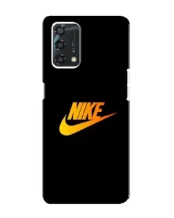 Чехол для OPPO A95 с картинкой «Золотой логотип Nike»