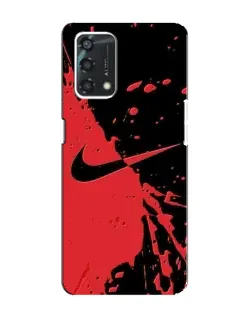 Чохол для OPPO A95 з картинкою «Червоні бризки Nike» Чохол для OPPO A95 з картинкою «Червоні бризки Nike»