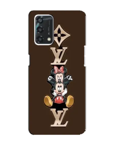 Чехол для OPPO A95 с картинкой «LV и Микки Маус»